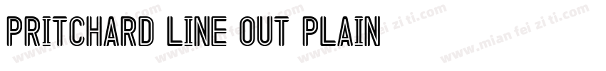Pritchard Line Out Plain字体转换